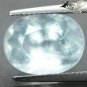 11.8 CT.BIGGEST RARE FACET STONE NATURAL OVAL AQUA BLUE CELESTITE CELESTINE