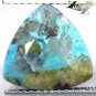 4.21 CT.VER Y RARE NATURAL CLEAR CRYSTAL QUARTZ MATRIX BLUE CHRYSOCOLLA TENORITE