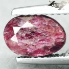 RARE NATURAL OVAL MAGENTA RED CRYSTAL CANADA EUDIALYTE 1.48 CT.LOOSE GEMS
