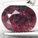 3.03 CT.RARE NATURAL OVAL MAGENTA RED CRYSTAL CANADA EUDIALYTE LOOSE GEMS
