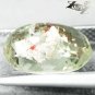 4.65 CT.RARE NATURAL OVAL RAINBOW STARDUST KIWI GREEN ILLUSION CONFETTI SUNSTONE