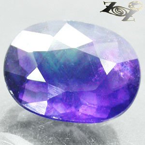 8.44 CT.RARE QUALITY NATURAL OVAL LAYER GREEN PURPLE CLEAR FLUORITE