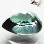 RARE EYE CLEAN NATURAL PEAR TOP GREEN NANDAGALA COLOR CHANGE GARNET 0.67 CT.