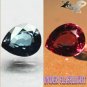 RARE FLAWLESS NATURAL PEAR PURPLEISH GREEN NANDAGALA COLOR CHANGE GARNET 0.75 CT.