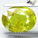5.85 CT.BIG NATURAL OVAL GROSSULAR YELLOW MALI GARNET