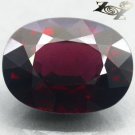 7.25 CT.EYE CLEAN NATURAL OVAL HARD MAGENTA PINK TANZANIA RHODOLITE GARNET