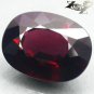 7.25 CT.EYE CLEAN NATURAL OVAL HARD MAGENTA PINK TANZANIA RHODOLITE GARNET