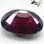 7.25 CT.EYE CLEAN NATURAL OVAL HARD MAGENTA PINK TANZANIA RHODOLITE GARNET