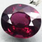 3.51 CT.EYE CLEAN NATURAL OVAL HOT RICH RASPBERRY PINK TANZANIA RHODOLITE GARNET