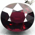 4.5 CT.VVS 1 NATURAL OVAL RICH MAGENTA PINK TANZANIA RHODOLITE GARNET GEMSTONE