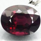 5.42 CT.NATURAL OVAL MAGENTA RED PINK TANZANIA RHODOLITE GARNET LOOSE GEMSTONE