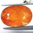 10.32 CT.BIG NATURAL OVAL RICH HOT ORANGE NAMIBIA SPESSARTITE GARNET LOOSE GEM