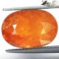 10.32 CT.BIG NATURAL OVAL RICH HOT ORANGE NAMIBIA SPESSARTITE GARNET LOOSE GEM