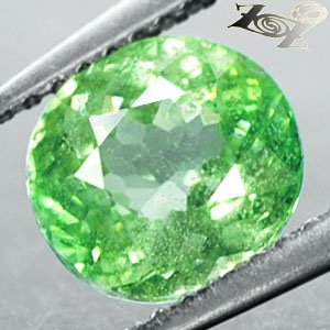 2.02 CT.FULL FIRE NATURAL OVAL RICH GREEN VOI KENYA TSAVORITE GARNET GEMSTONE