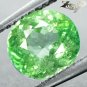 2.02 CT.FULL FIRE NATURAL OVAL RICH GREEN VOI KENYA TSAVORITE GARNET GEMSTONE