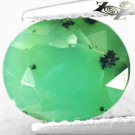 RARE TOP COLOR NATURAL OVAL RICH HARD TOP GREEN HYDROGROSSULAR 1.5 CT.GEM