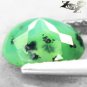 RARE TOP COLOR NATURAL OVAL RICH HARD TOP GREEN HYDROGROSSULAR 1.5 CT.GEM