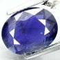 4.84 CT.NATURAL OVAL RICH HARD VIOLET BLUE BIAXIAL TANZANIA CORDIERITE IOLITE