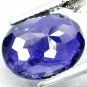4.84 CT.NATURAL OVAL RICH HARD VIOLET BLUE BIAXIAL TANZANIA CORDIERITE IOLITE
