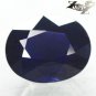 7.73 CT.BIG RARE COLOR NATURAL OVAL TOP CORNFLOWER BLUE BIAXIAL CORDIERITE IOLITE