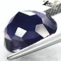 7.73 CT.BIG RARE COLOR NATURAL OVAL TOP CORNFLOWER BLUE BIAXIAL CORDIERITE IOLITE