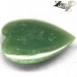 31.34 CT.BIG RARE NATURAL HEART HARD GEEN MOGOK NEPHRITE JADE LOOSE GEMSTONES