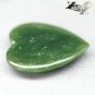 31.74 CT.NATURAL HEART GREEN MOGOK NEPHRITE JADE FREE COMBINE CRAVING