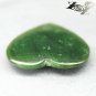 31.74 CT.NATURAL HEART GREEN MOGOK NEPHRITE JADE FREE COMBINE CRAVING