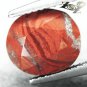 3.69 CT.UNIQUE RARE NATURAL OVAL WAVE CRYSTAL WHITE ORANGE RED JASPER GEM