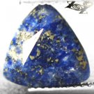 3.71 CT.RARE NATURAL TRILLION GOLDEN PYRITE MATRIX HARD AZURE BLUE LAPIS LAZULI