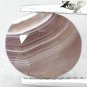 3.27 CT.Natural Oval 9*10 mm. Banded Red Brown Gray Clear Africa Zebra Sardonyx