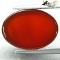 11.54 CT.Natural Oval 13*18 mm. Banded Sunset Red Orange Africa Sardonyx Gems