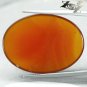 24.29 CT.Natural Oval 22*30 mm. Intense Sunset Red Orange Carnelian Agate &ccedil;�&ordf;&ccedil;��
