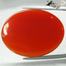 23.95 CT.Natural Oval 25*33 mm. Sunset Red Orange Africa Carnelian Agate 瑪瑙