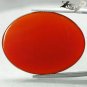 23.95 CT.Natural Oval 25*33 mm. Sunset Red Orange Africa Carnelian Agate çªç