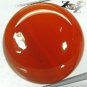 30.87 CT.Natural Round 22 mm. Banded Red Orange Africa Sardonyx Carnelian Gems