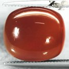 13.26 CT.VVS 1 Natural Cushion 14.5*16.5 mm. Sunset Orange Red Africa Carnelian