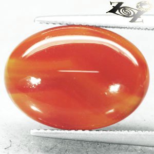 8.63 CT.VVS 1 Natural Oval 13*18 mm Intense Sunset Orange Crystal Yellow Sardonyx