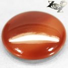 48.97 CT.Natural Round 30 mm.Banded Sunset Red Orange Africa Sardonyx Gemstone