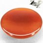 48.97 CT.Natural Round 30 mm.Banded Sunset Red Orange Africa Sardonyx Gemstone