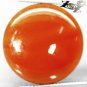 14.98 CT.Natural Round 20 mm. Yellow Orange Layers Clear Africa Sardonyx Agate