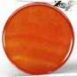 14.98 CT.Natural Round 20 mm. Yellow Orange Layers Clear Africa Sardonyx Agate