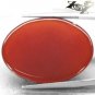 33.39 CT.VVS 1 Natural Oval 21*30 mm. Red Orange Africa Carnelian Agate Gemstone