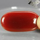 24.38 Ct.Natural Oval 8*34 mm. Rich Orange Africa Carnelian Agate Gemstones