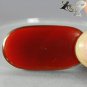 24.38 Ct.Natural Oval 8*34 mm. Rich Orange Africa Carnelian Agate Gemstones