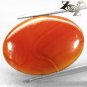 13.17 CT.Natural Oval 18*25 mm. Banded Sunset Red Orange Africa Sardonyx Carnelian
