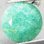 5.04 CT.Natural Oval 11.5mm White Spider Web Mint Blue Green Microcline Amazonite
