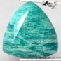 5.62 CT.Natural Trillion 11.5 mm. White Streaks Whole Aqua Green Amazonite 天河