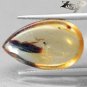 4.82 CT.Natural Pear 13*20.5 mm. Perfect Water Bug Fossil Brandy Yellow Copal æ¯å·´