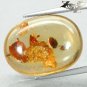 13.19 CT.Natural Cushion 17.5*23.5 mm. Perfect Moth Fossil Intense Yellow Copal